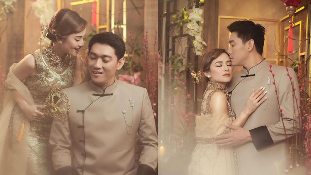 7 Pemotretan Prewedding Ifan Seventeen dan Citra Monica Bergaya Mandarin
