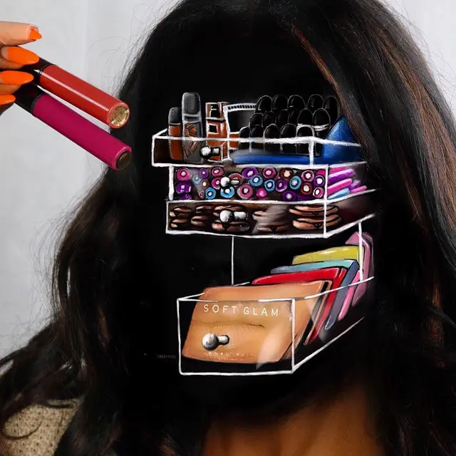 Belajar Otodidak, 7 Hasil Ilusi Optik Wanita dari Makeup Ini Bikin Takjub