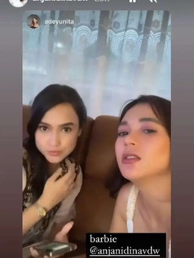 Anjani Dina dan Ade Yunita (Foto: Instagram/@adeyunita)
