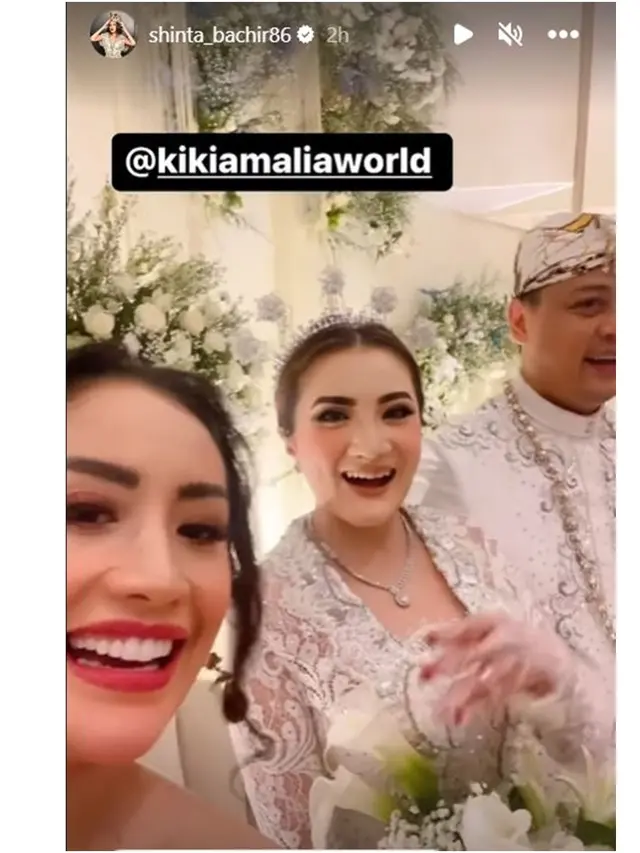 Resmi Menikah, Ini 6 Potret Kiki Amalia Jadi Pengantin di Hari Ulang Tahunnya