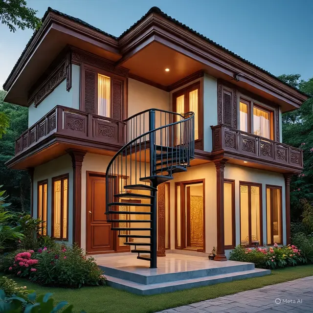 Gambar Rumah Sederhana Ukuran 6x9 2 Lantai