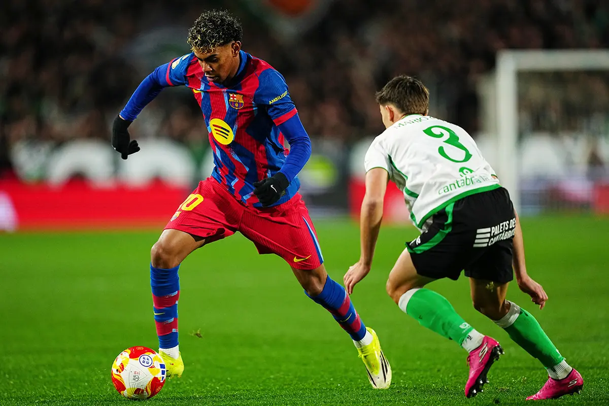 racing santander vs barcelona lamine yamal