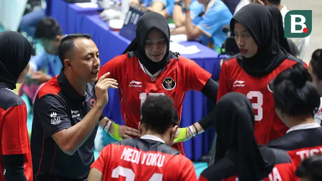 Timnas Bola Voli Putri Indonesia Vs Timnas Bola Voli Putri Thailand di SEA Games 2023