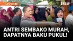 Nyaris Baku Pukul! Warga Cekcok saat Antri Sembako Murah