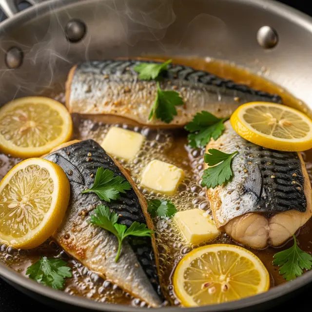 Resep Ikan Kembung Bumbu Lemon Butter (AI Generated)