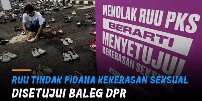 VIDEO: RUU Tindak Pidana Kekerasan Seksual Disetujui Baleg DPR, PKS Menolak