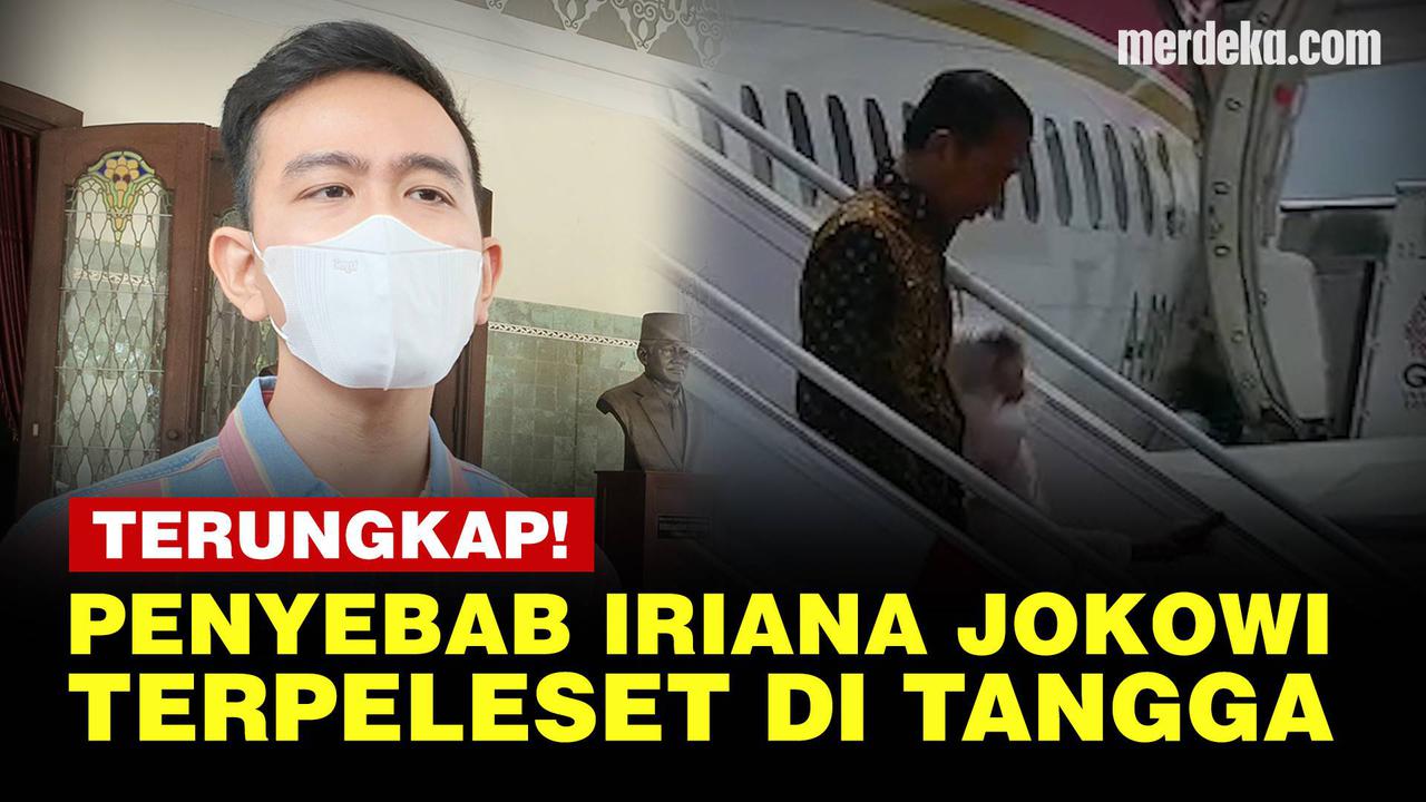 VIDEO: Terungkap, Sebab Iriana Jokowi Terpeleset di Tangga Pesawat Saat Tiba di Bali