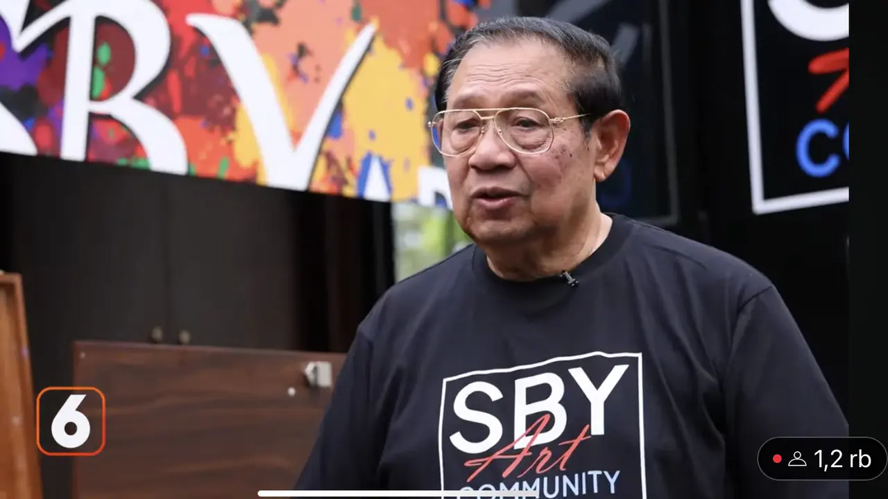 Presiden ke-6 Republik Indonesia Susilo Bambang Yudhoyono atau SBY.