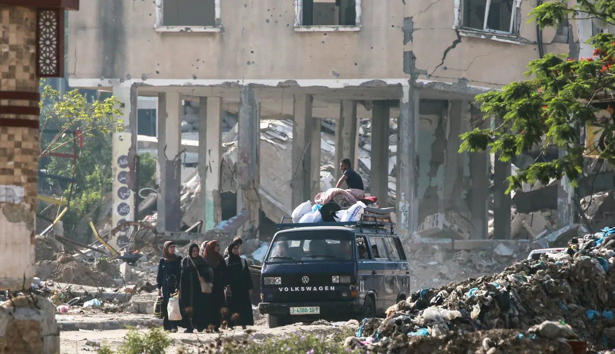 Israel terus melanjutkan serangan ke wilayah Gaza sejak kali pertama konflik memanas pada 7 Oktober 2023. (Bashar TALEB/AFP)