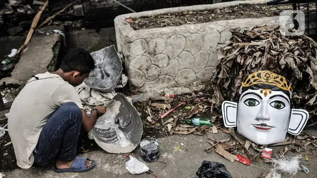 FOTO: Seniman Ondel-Ondel Ibu Kota Terdampak Pandemi COVID-19