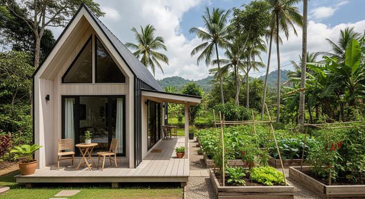 7 Model Rumah Mungil Tapi Punya Kebun dan Teras Samping yang Lega, Inspirasi Hunian Asri Modern
