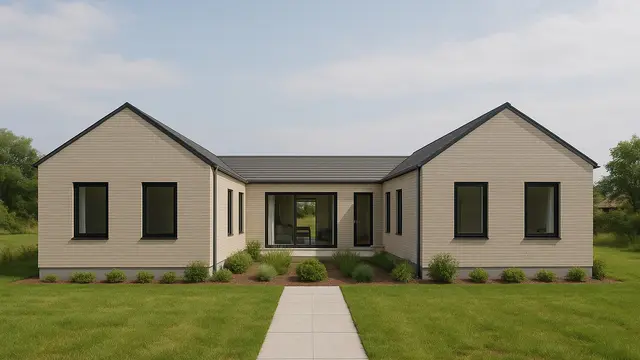 Desain Rumah Minimalis dengan 4 Kamar di Desa (Foto: ChatGPT)