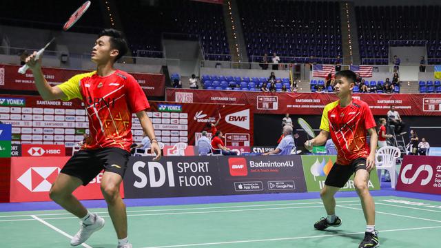 Daniel Edgar Marvino/Raymond Indra - Kejuaraan Dunia Junior 2022 - Bulu Tangkis - 17 Oktober