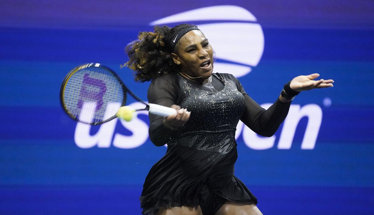 Williams bangkit di set kedua. Ia bahkan mampu unggul hingga 4-0 atas Tomljanovic. (AP/John Minchillo)