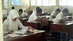 Ribuan siswa di Bantul, Yogyakarta, mengikuti UAN ulangan. Banyak dari mereka bersyukur. Karena jika tidak, maka mereka meneruskan belajar di program paket C.