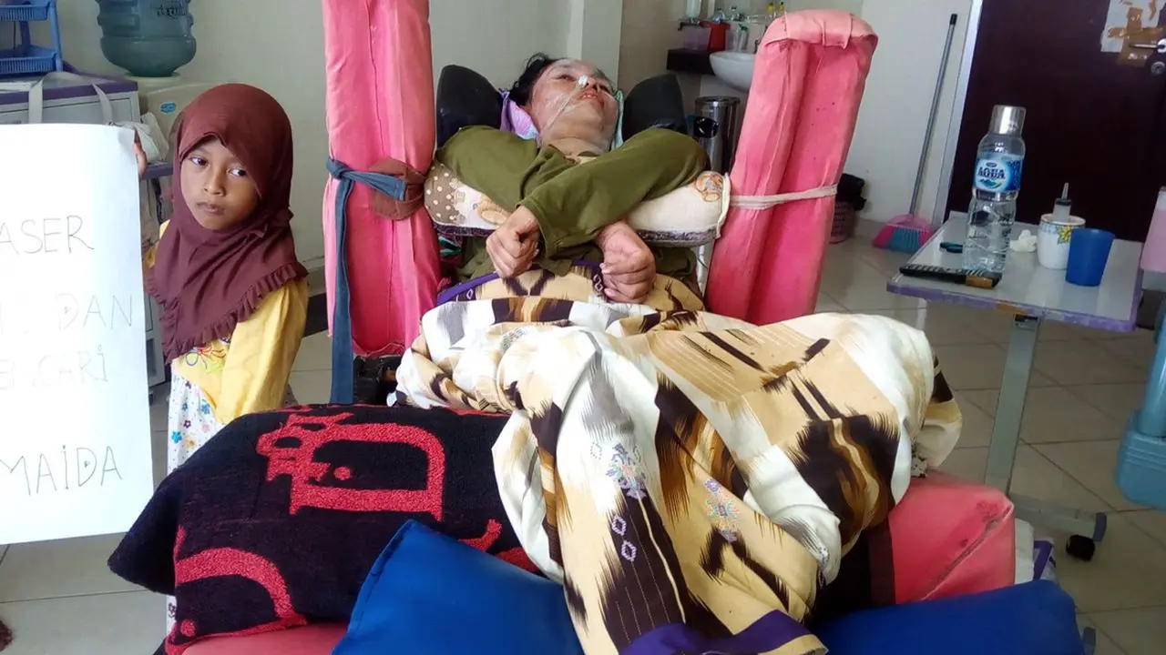 Pasien penderita kelumpuhan