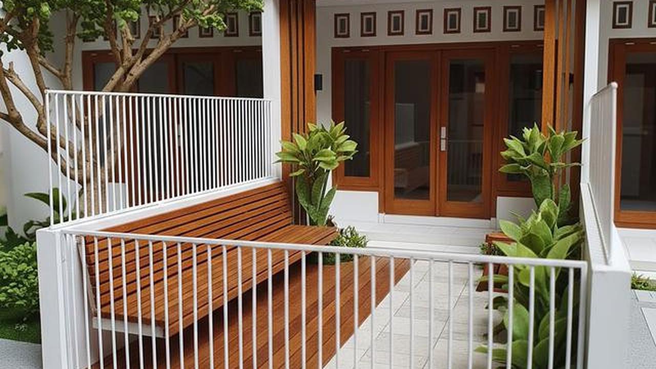 6 Model Teras Depan Rumah Sempit dengan Pagar Besi Tipis, Tetap Aman tapi Irit Budget