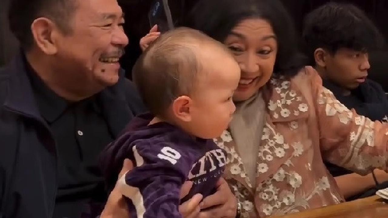 Potret Kyarra Anak Jessica Mila Main Bareng Kakek dan Neneknya, Aksi Lucu si Kecil Jadi Sorotan