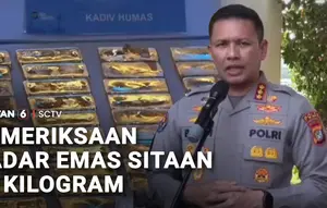 Pemeriksaan Kadar Emas Sitaan 74 Kilogram