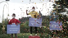 Para pemenang Borobudur Marathon 2021. (Istimewa)