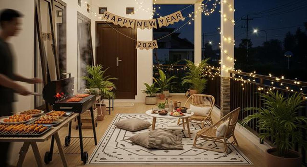 8 Desain Teras Sempit Tapi Luas untuk Acara BBQ Malam Tahun Baru 2026