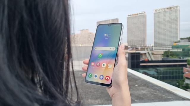 Samsung Galaxy A05s (Liputan6.com/Agustinus M. Damar)