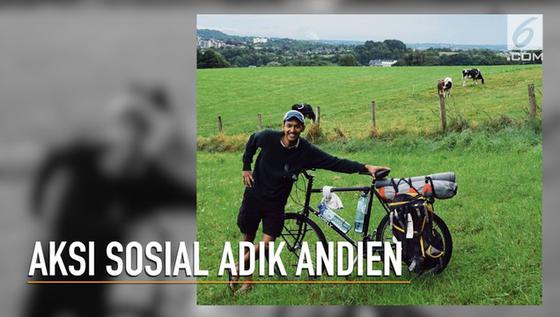 VIDEO: Adik Andien Bersepeda dari Belanda ke Indonesia