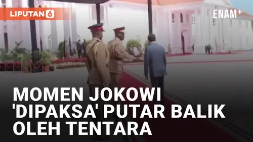 VIDEO: Tentara Kenya 'Paksa' Jokowi Putar Balik, Ternyata Lupa Beri Hormat!
