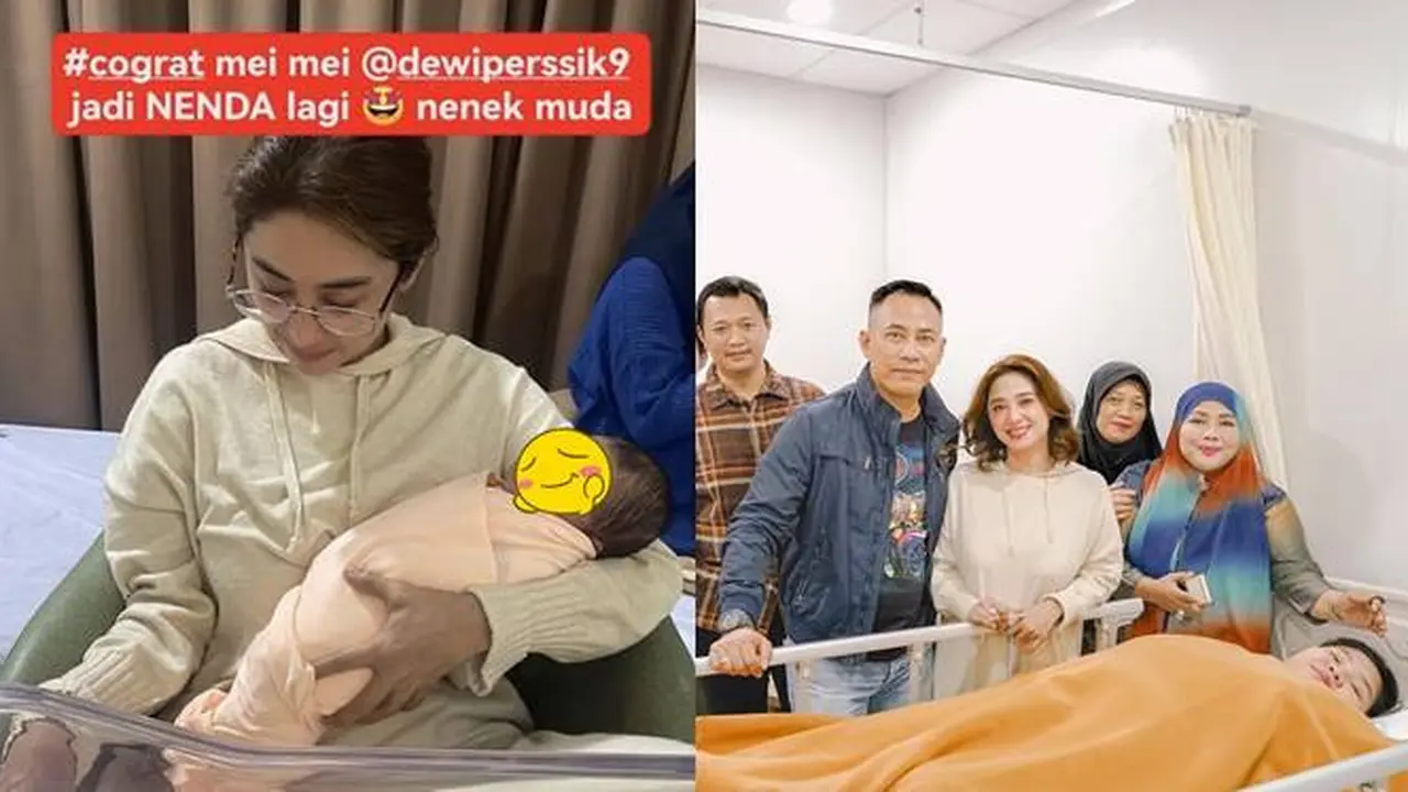 Ditemani Dewi Perssik, Ini 7 Momen Rosa Meldianti Lahirkan Anak Pertama