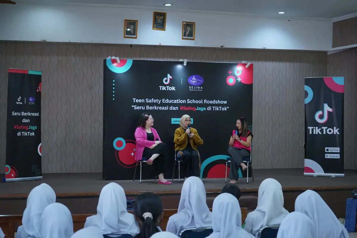 TikTok dan SEJIWA Foundation Gelar Edukasi di Sekolah (Foto/Sumber: TikTok Indonesia)