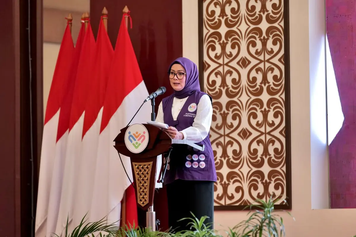 Yane Bima Arya saat Sosialisasi Implementasi Posyandu 6 SPM di Provinsi Kepri