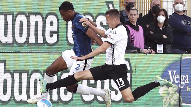 FOTO: Kalahkan Spezia, Inter Milan Sempat Puncaki Klasemen Serie A