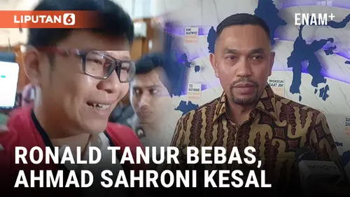 VIDEO: Ronald Tanur Bebas, Ahmad Sahroni: Hakimnya Sakit