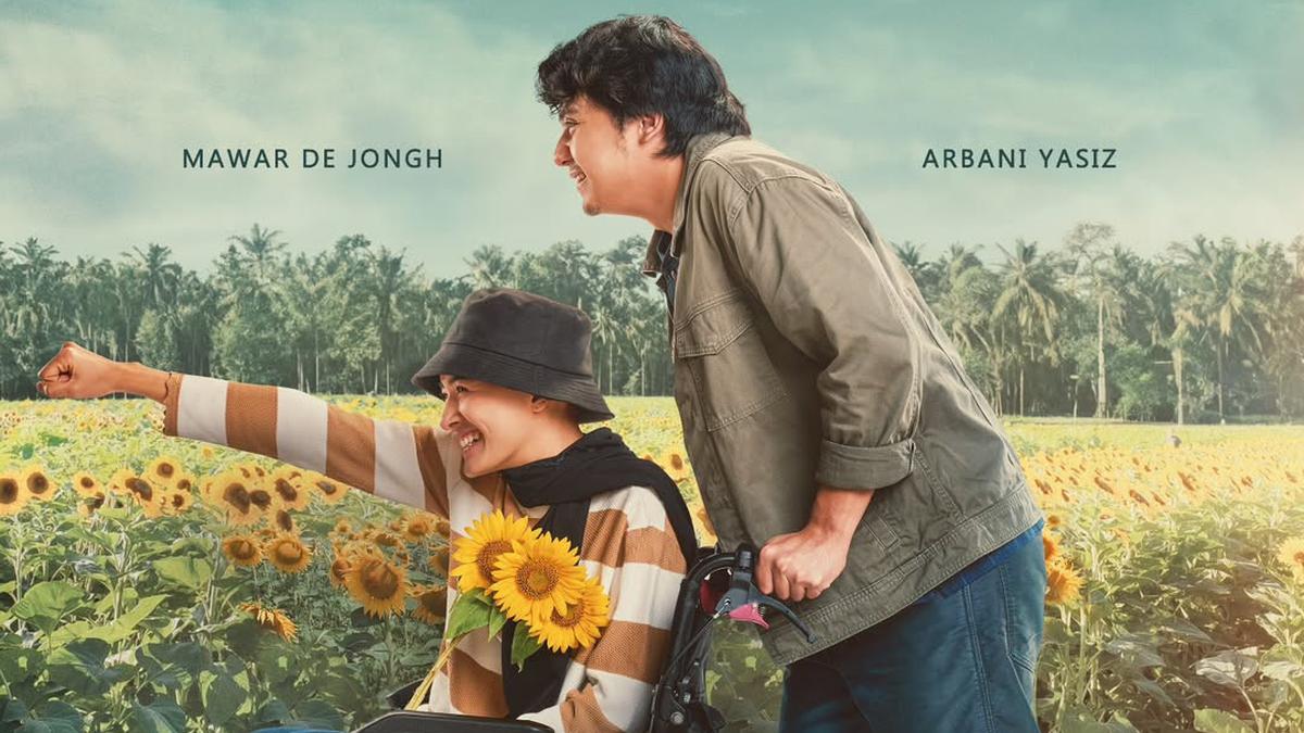 Poster Film Sampai Titik Terakhirmu Didominasi Warna Kuning Hijau, Hangat Sekaligus Penuh Harapan