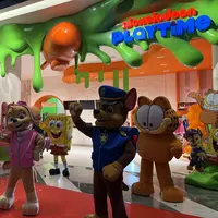 PAW Patrol, SpongeBob SquarePants, Teenage Mutant Ninja Turtles, Garfield, dan Dora the Explorer jadi inspirasi Nickelodeon Playtime. [Anisha/Fimela]
