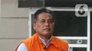 Direktur PT Harlis Tata Tahta Hartoyo tiba di Gedung KPK, Jakarta, Senin (4/11/2019). Hartoyo diperiksa sebagai tersangka penyuap terkait pengadaan proyek jalan di Provinsi Kalimantan Timur tahun 2018-2019. (merdeka.com/Dwi Narwoko)