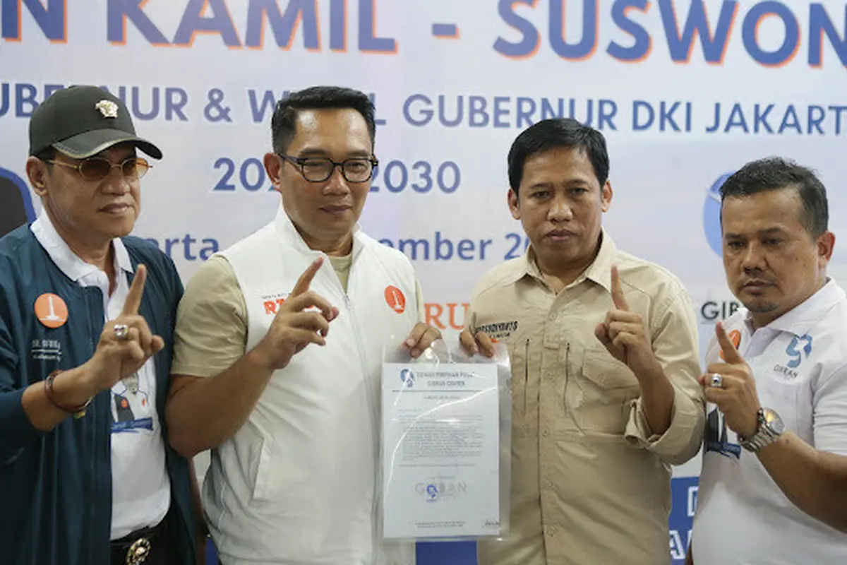 Gibran Center mendeklarasikan dukungan untuk pasangan Calon Gubernur dan Wakil Gubernur Jakarta Ridwan Kamil-Suswono (RIDO) untuk Pilkada Jakarta 2024.