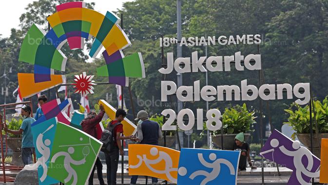 logo Asian Games 2018 (Bola.com/Nicklas Hanoatubun)