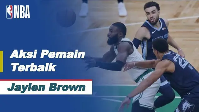 Berita Video, Melihat Aksi Jaylen Brown Saat Boston Celtics Melawan Memphis Grizzlies