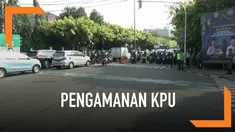 Komisi Pemilihan Umum atau KPU telah menetapkan rekapitulasi suara Pemilu 2019 Selasa (21/5) dini hari. Pasca-penetapan tersebut, bagaimana situasi dan pengamanan gedung KPU yang dilakukan aparat kepolisian?