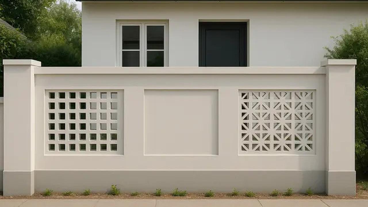 7 Model Pagar Tembok Rumah Minimalis Type 36, Desain Simpel tapi Tetap Elegan