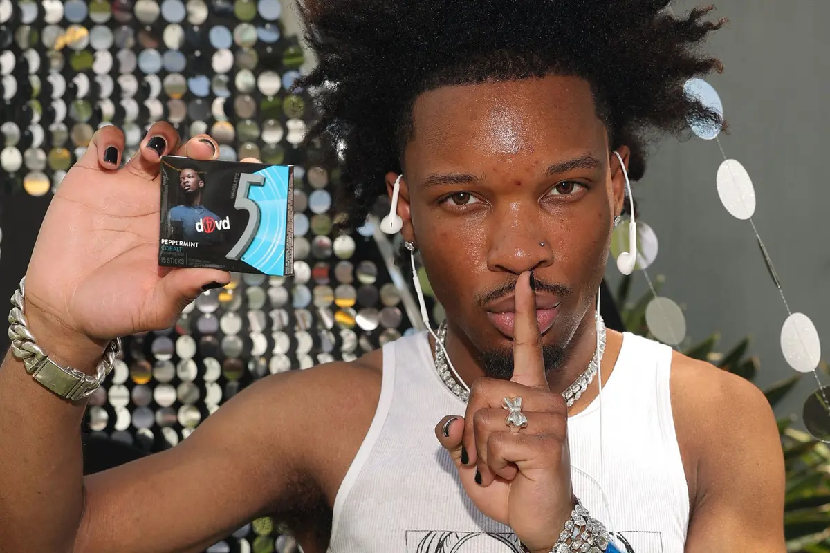 D4vd. (Rich Polk/Getty Images for Interscope/Capitol/AFP Rich Polk / GETTY IMAGES NORTH AMERICA / Getty Images via AFP)