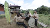 Perayaan Hari Bumi bersama Masyarakat Adat Togong Tanga di Dusun Kokolomboi terletak di Desa Leme Leme Darat, Kabupaten Banggai Kepulauan, Sulawesi Tengah. (Dok Pertamina EP)
