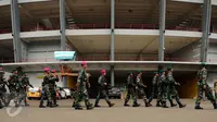 Anggota TNI Gelar Geladi Tandu Piala Jenderal Sudirman
