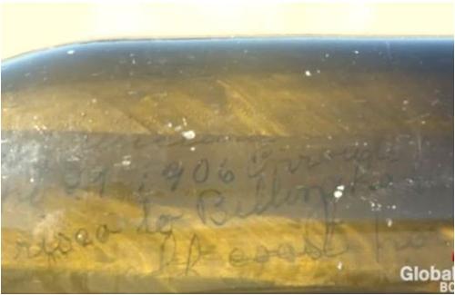 Botol Yang Ditemukan Oleh Steve (c) metro.co.uk