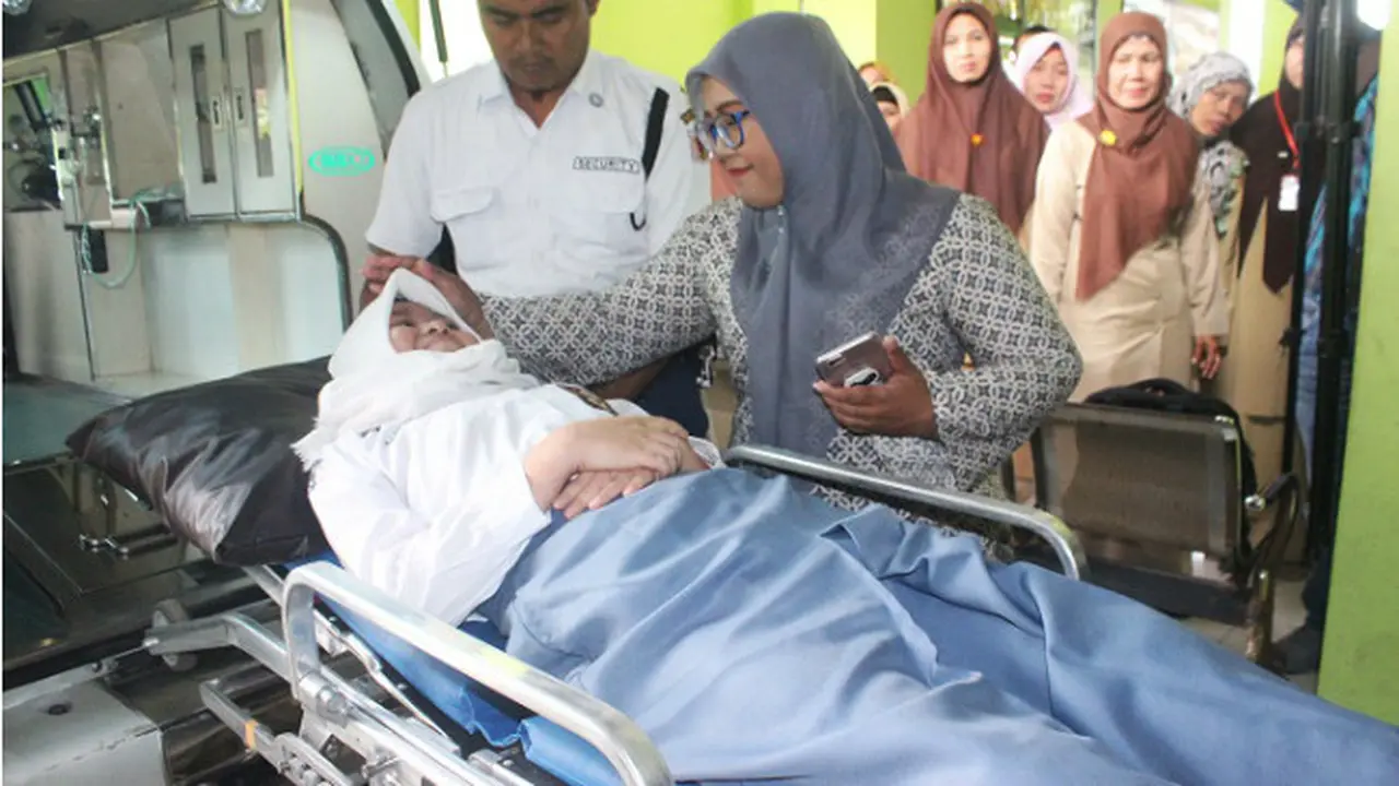 Meski Lumpuh Siswa SMK 1 Pundong Ini Berjuang Kerjakan UNBK