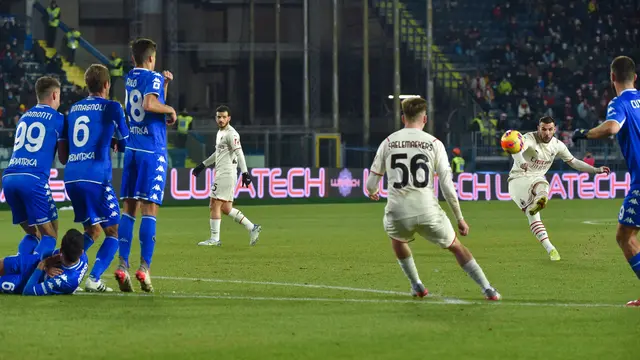 AC Milan Bungkam Tuan Rumah Empoli 4-2