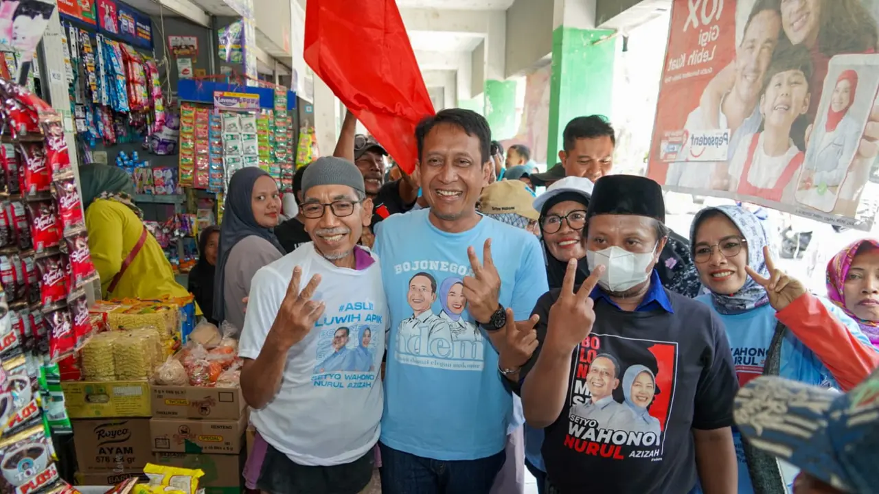 Calon bupati Bojonegoro nomor urut 2, Setyo Wahono.