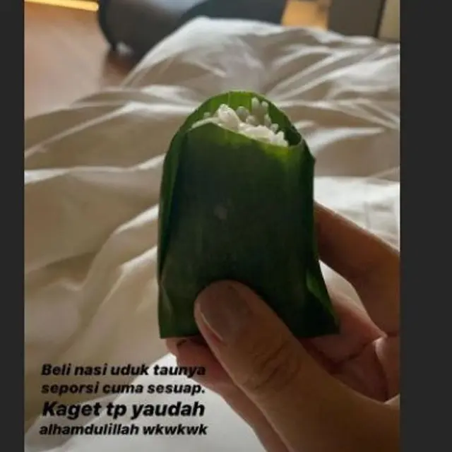 Rachel Vennya Pesan Nasi Uduk, Ukuran Bungkusnya Bikin Kaget
