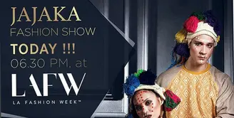 Membawa harum nama Bangsa Indonesia, perancang muda Ivan Gunawan menampilkan karyanya yang terkenal dengan nama JAJAKA, di LA Fashion Week SS 2017 pada Sabtu (1/10). (Instagram/Ivan_gunawan)